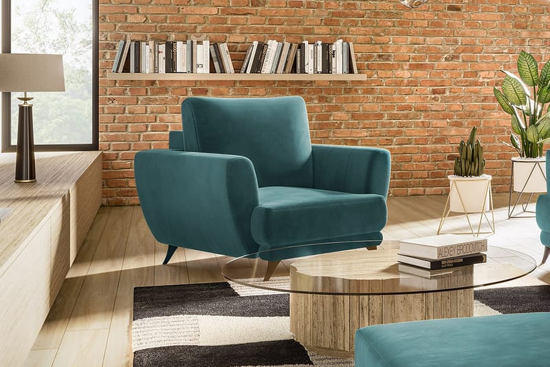 Megis Fåtölj - Turkos - Möbler - Stolar & fåtöljer - Fåtölj