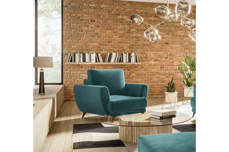 Megis Fåtölj - Turkos - Möbler - Stolar & fåtöljer - Fåtölj