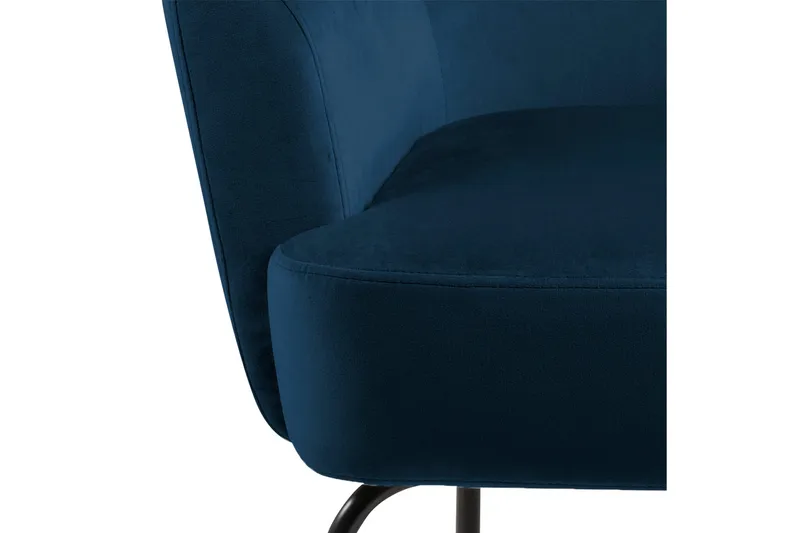 Melisan Loungefåtölj - Blå/Svart - Möbler - Stolar & fåtöljer - Fåtölj