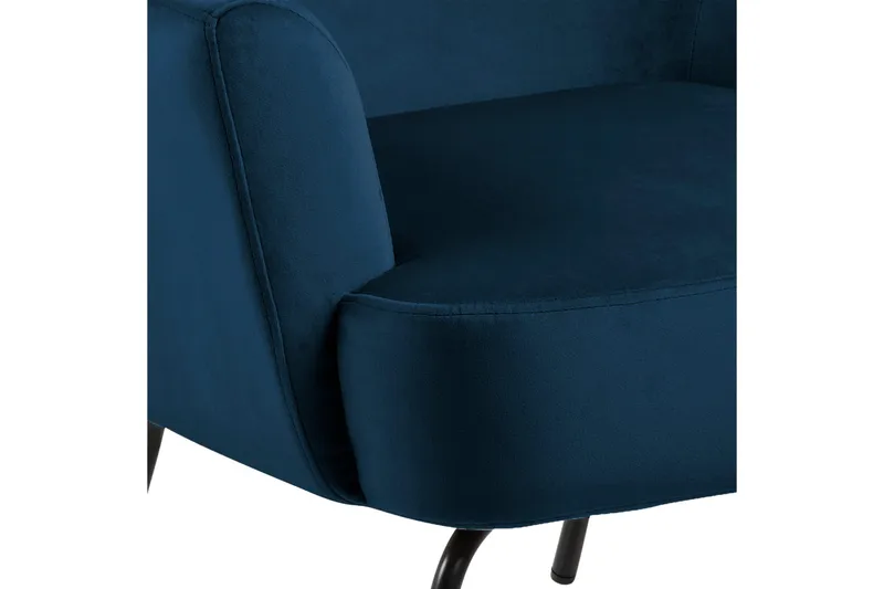 Melisan Loungefåtölj - Blå/Svart - Möbler - Stolar & fåtöljer - Fåtölj