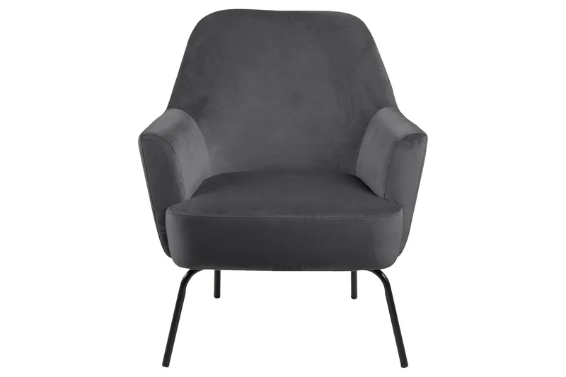 Melisan Loungefåtölj - Grå/Svart - Möbler - Stolar & fåtöljer - Fåtölj