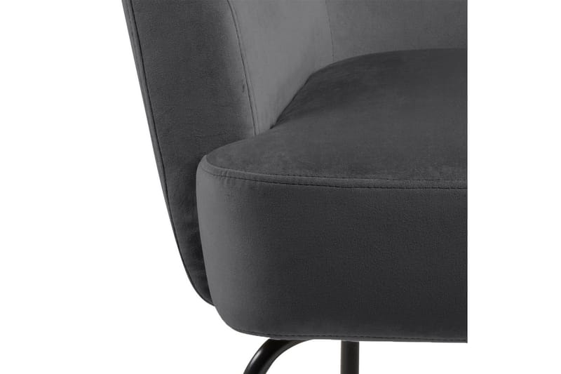 Melisan Loungefåtölj - Grå/Svart - Möbler - Stolar & fåtöljer - Fåtölj
