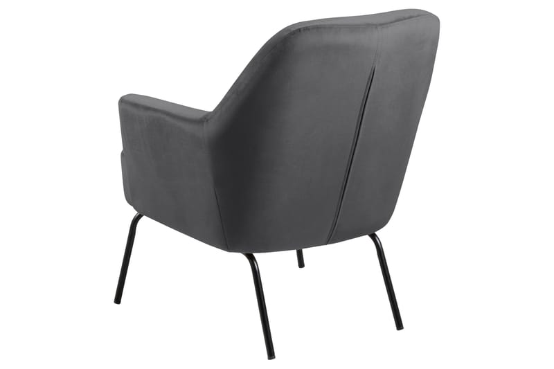Melisan Loungefåtölj - Grå/Svart - Möbler - Stolar & fåtöljer - Fåtölj