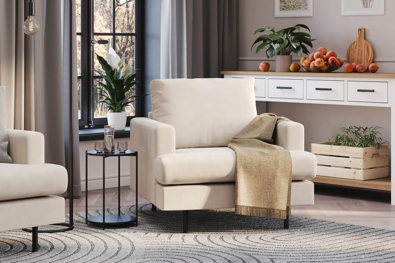 Menard Compact Fåtölj - Beige - Möbler - Stolar & fåtöljer - Fåtölj