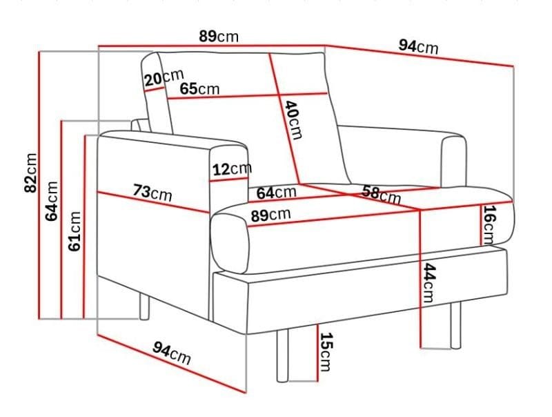 Menard Compact Fåtölj - Grön - Möbler - Stolar & fåtöljer - Fåtölj