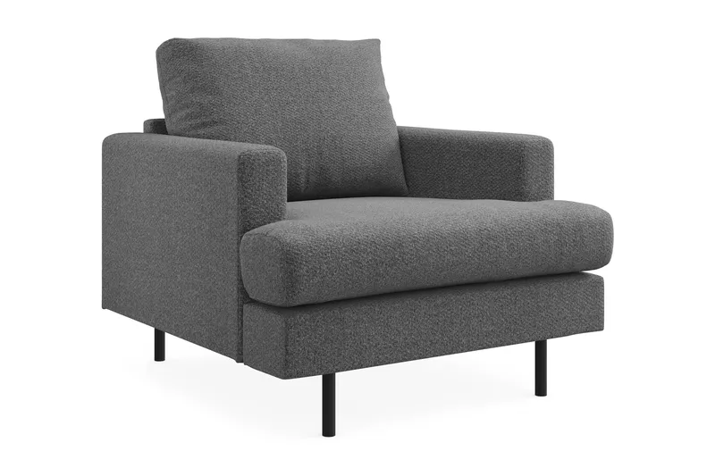 Menard Compact Fåtölj - Mörkgrå - Möbler - Stolar & fåtöljer - Fåtölj