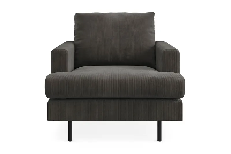 Menard Compact Fåtölj - Mörkgrå - Möbler - Stolar & fåtöljer - Fåtölj