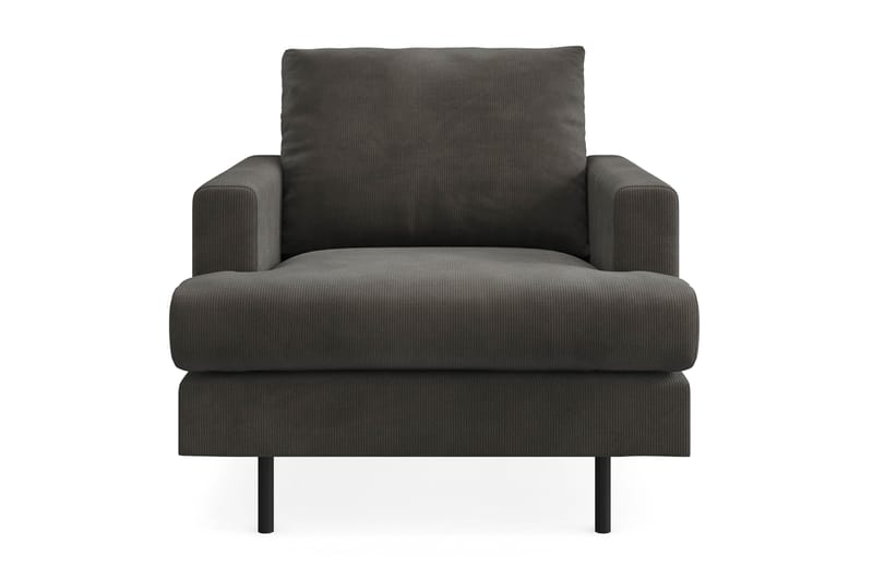 Menard Compact Fåtölj - Mörkgrå - Möbler - Stolar & fåtöljer - Fåtölj