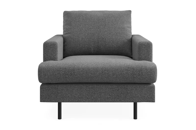 Menard Compact Fåtölj - Mörkgrå - Möbler - Stolar & fåtöljer - Fåtölj
