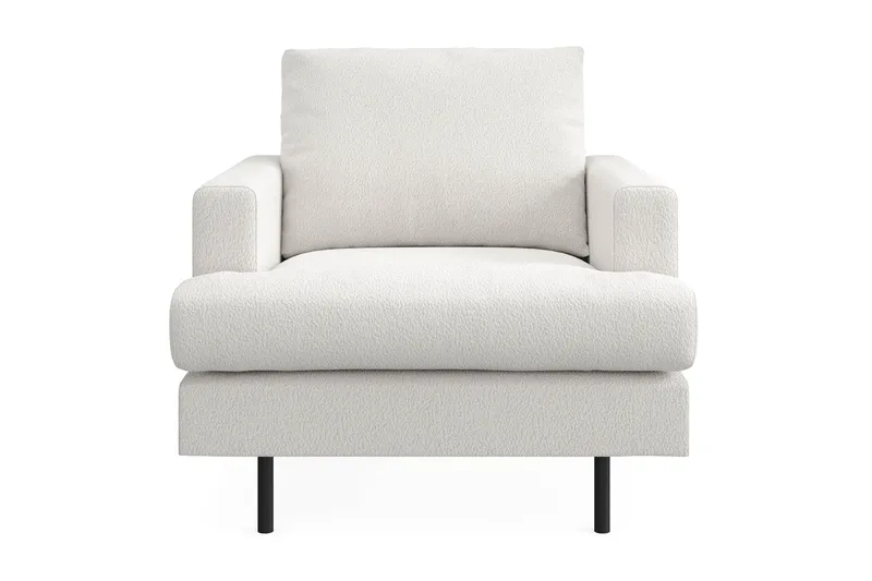 Menard Compact Fåtölj - Vit - Möbler - Stolar & fåtöljer - Fåtölj