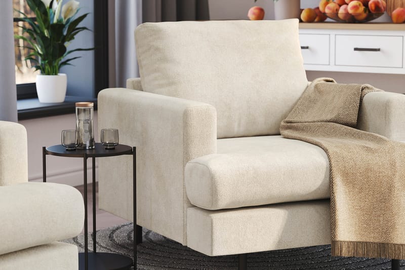 Menard Compact Fåtölj - Vit - Möbler - Stolar & fåtöljer - Fåtölj