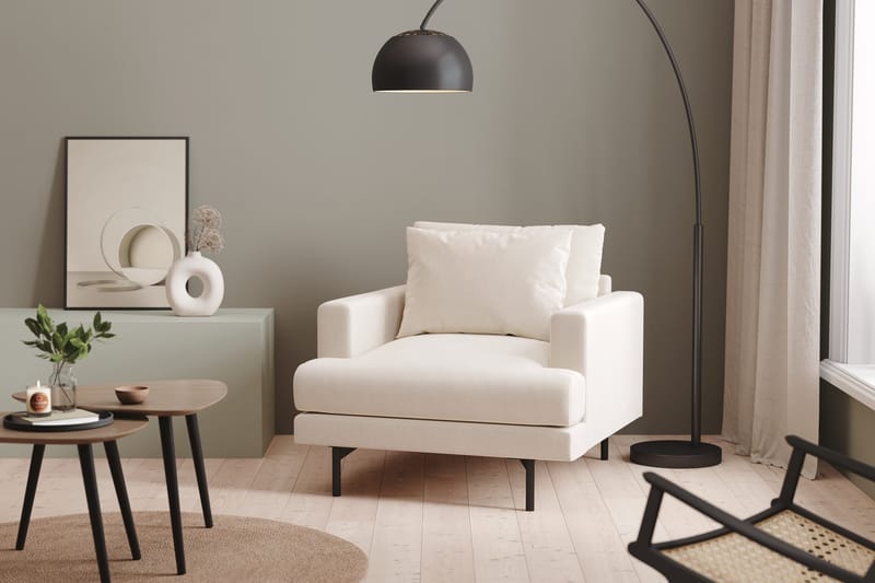 Menard Fåtölj - Ljusbeige - Möbler - Stolar & fåtöljer - Fåtölj