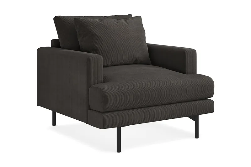 Menard Fåtölj - Mörkgrå - Möbler - Stolar & fåtöljer - Fåtölj