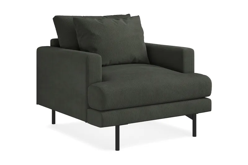 Menard Fåtölj - Mörkgrön - Möbler - Stolar & fåtöljer - Fåtölj