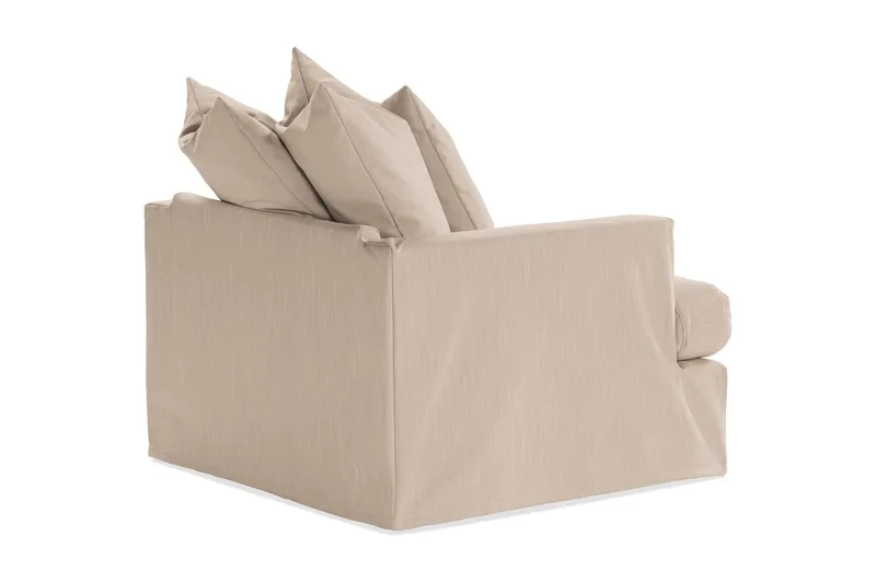 Menard Fåtölj Tvättbar & avtagbar klädsel - Beige - Möbler - Stolar & fåtöljer - Fåtölj