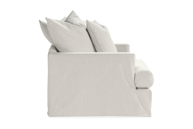 Menard Fåtölj Tvättbar & avtagbar klädsel - Linnebeige - Möbler - Stolar & fåtöljer - Fåtölj