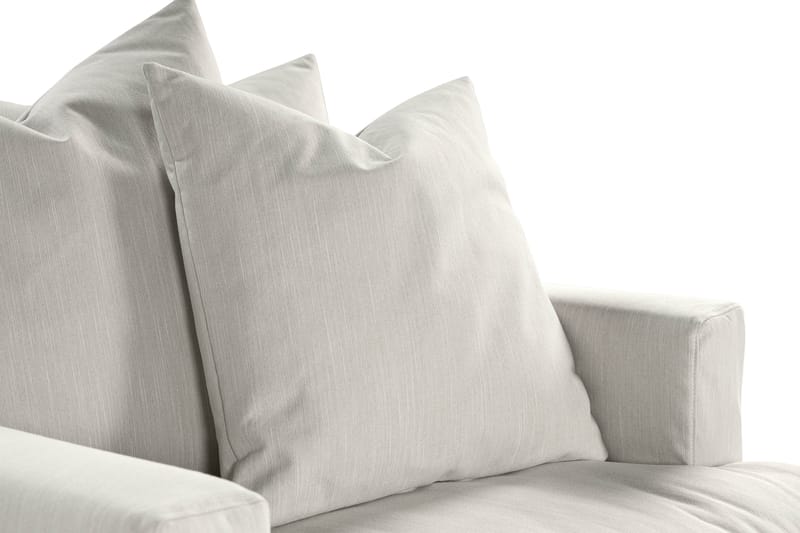 Menard Fåtölj Tvättbar & avtagbar klädsel - Linnebeige - Möbler - Stolar & fåtöljer - Fåtölj