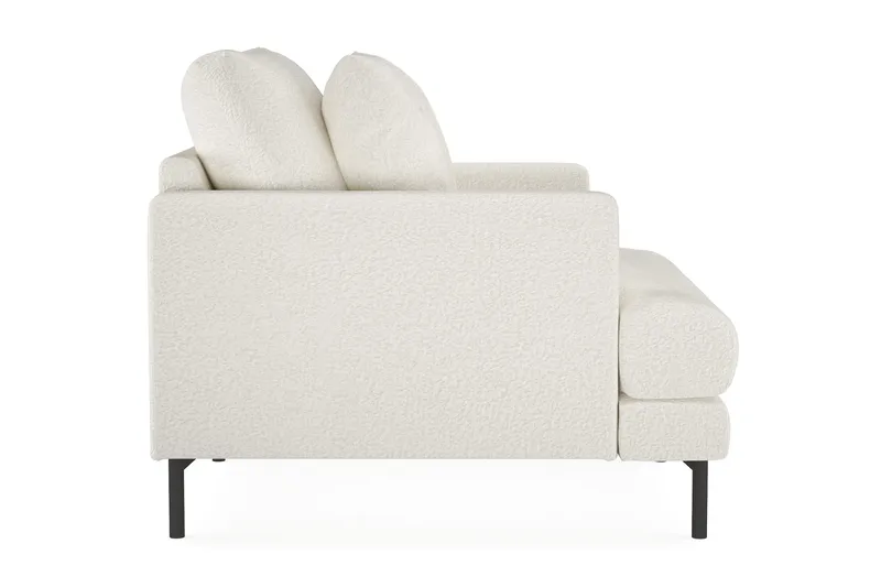 Menard Fåtölj - Vit Bouclé - Möbler - Stolar & fåtöljer - Fåtölj
