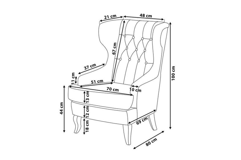 Molde Fåtölj - Rosa - Möbler - Stolar & fåtöljer - Fåtölj