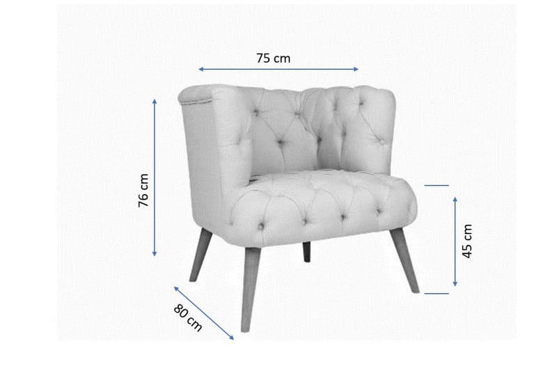 Monroew Fåtölj - Grön/Natur - Möbler - Stolar & fåtöljer - Fåtölj