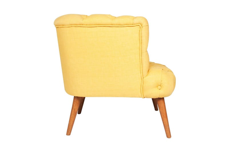 Monroew Fåtölj - Gul/Natur - Möbler - Stolar & fåtöljer - Fåtölj