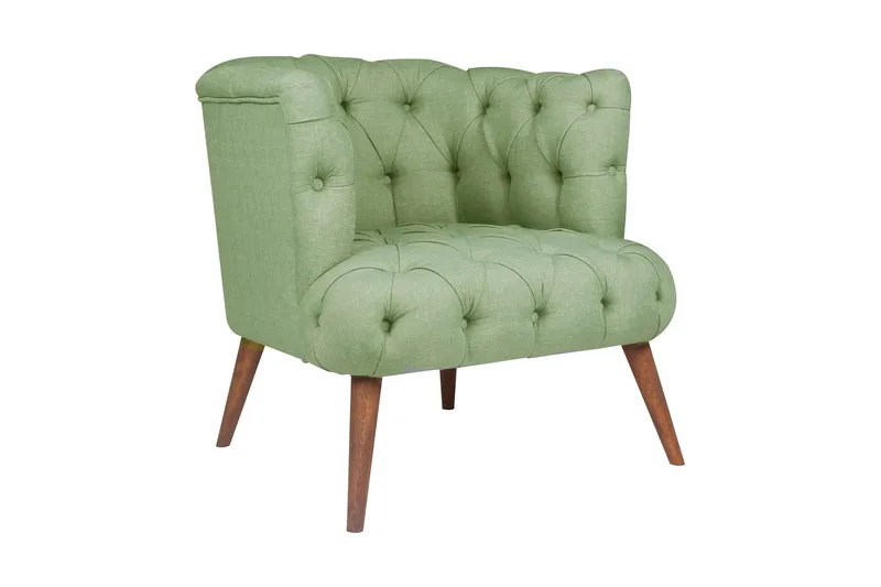 Monroew Fåtölj - Petrolgrön/Natur - Möbler - Stolar & fåtöljer - Fåtölj