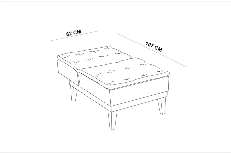 Mozzetti Fåtölj med Armstöd - Grå - Möbler - Stolar & fåtöljer - Fåtölj