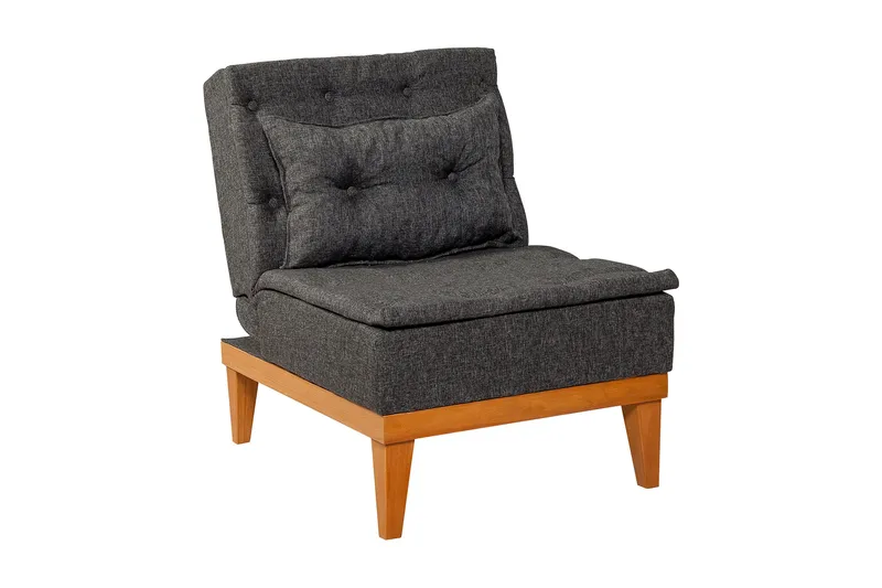 Mozzetti Fåtölj med Armstöd - Grå - Möbler - Stolar & fåtöljer - Fåtölj - Bäddfåtölj