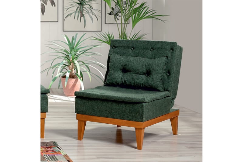 Mozzetti Fåtölj med Armstöd - Grön - Möbler - Stolar & fåtöljer - Fåtölj