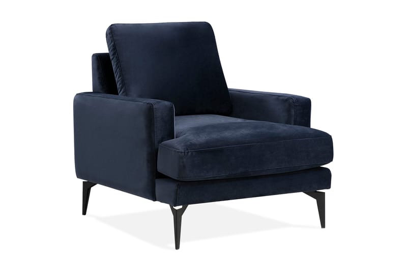 Mukes Fåtölj med Armstöd - Blå - Möbler - Stolar & fåtöljer - Fåtölj