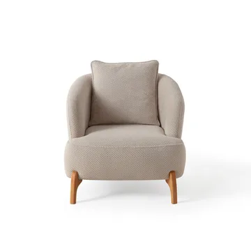 Munemori Öronlappsfåtölj 81x76x81 cm - Beige - Möbler - Stolar & fåtöljer - Fåtölj - Öronlappsfåtölj