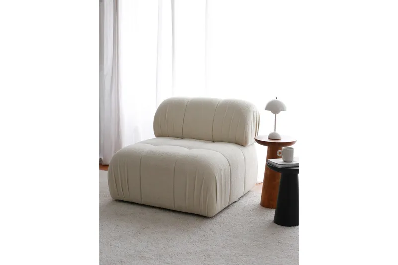 Murum Fåtölj - Vit - Möbler - Soffa - Modulsoffor - Mittmodul