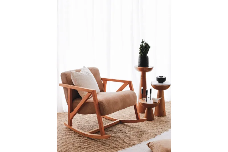 Muskuran Fåtölj - Camel - Möbler - Stolar & fåtöljer - Gungstol