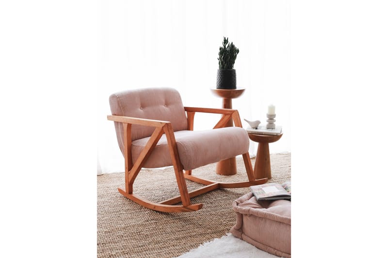 Muskuran Fåtölj - Rosa - Möbler - Stolar & fåtöljer - Gungstol