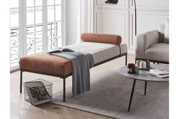 Naklund Schäslong 172 cm - Brun/Beige/Svart - Möbler - Soffa - Dagbäddar