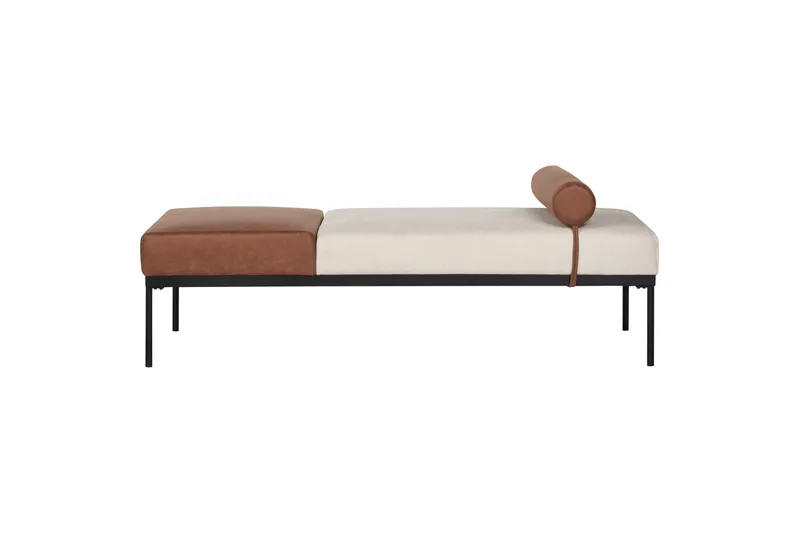 Naklund Schäslong 172 cm - Brun/Beige/Svart - Möbler - Soffa - Dagbäddar