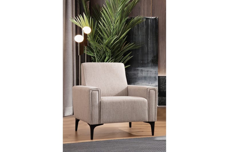 Naoko Fåtölj - Ljusbrun - Möbler - Stolar & fåtöljer - Fåtölj