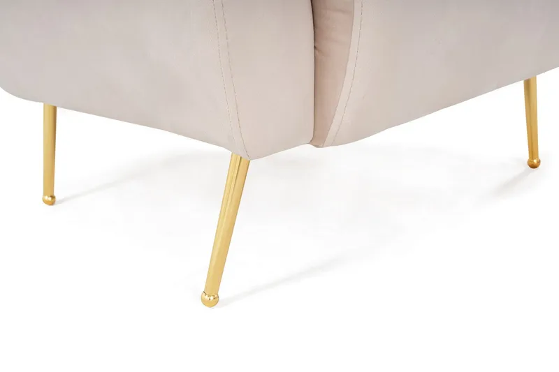 Narayn Modern Rund Fåtölj i Tyg - Beige - Möbler - Stolar & fåtöljer - Fåtölj