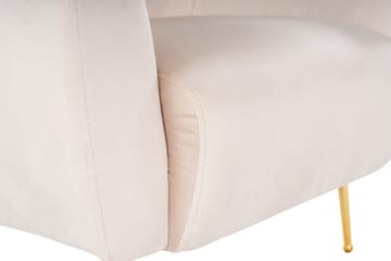 Narayn Modern Rund Fåtölj i Tyg - Beige - Möbler - Stolar & fåtöljer - Fåtölj