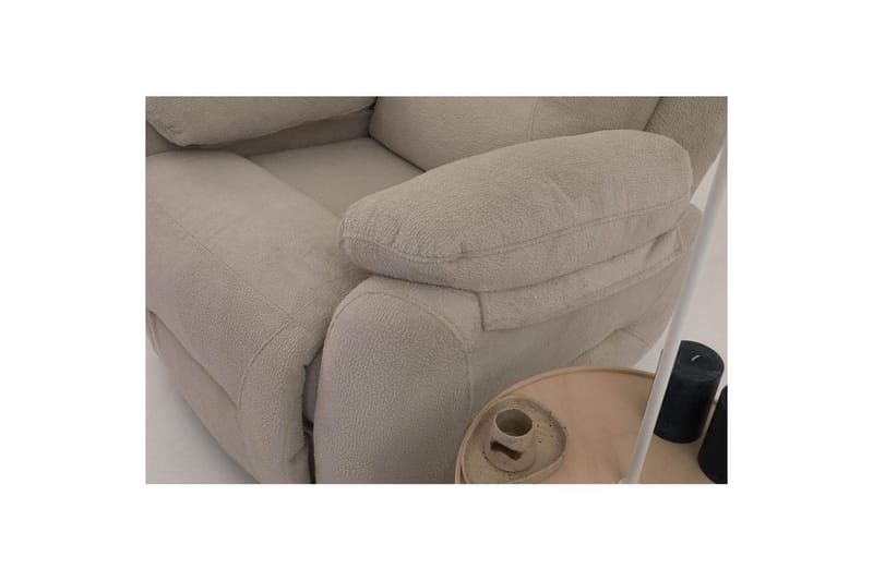 Navren Reclinerfåtölj Elektrisk - Krämvit - Möbler - Stolar & fåtöljer - Fåtölj - Biofåtölj & reclinerfåtölj