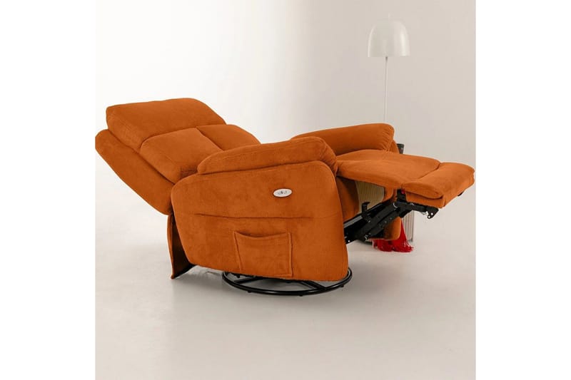 Navren Reclinerfåtölj Elektrisk - Röd - Möbler - Stolar & fåtöljer - Fåtölj - Liggfåtölj