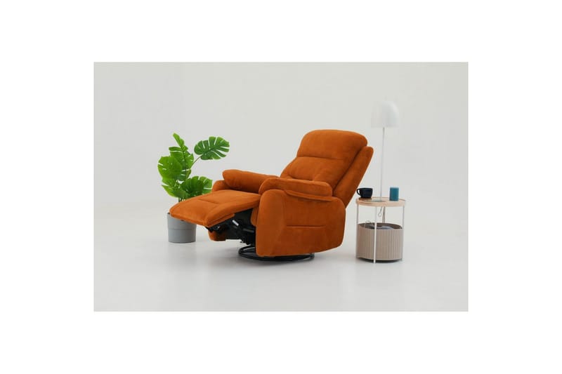 Navren Reclinerfåtölj Elektrisk - Röd - Möbler - Stolar & fåtöljer - Fåtölj - Liggfåtölj