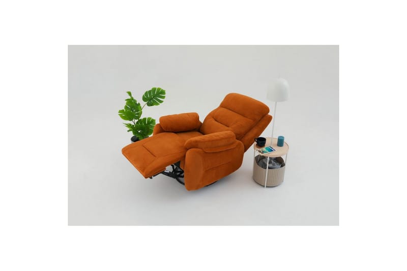 Navren Reclinerfåtölj Elektrisk - Röd - Möbler - Stolar & fåtöljer - Fåtölj - Liggfåtölj