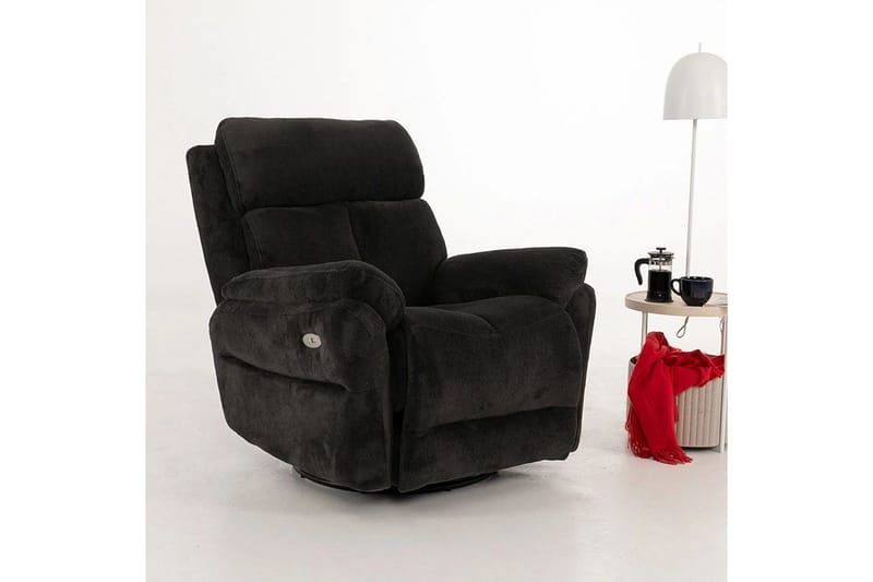 Navren Reclinerfåtölj Elektrisk - Svart - Möbler - Stolar & fåtöljer - Fåtölj - Biofåtölj & reclinerfåtölj