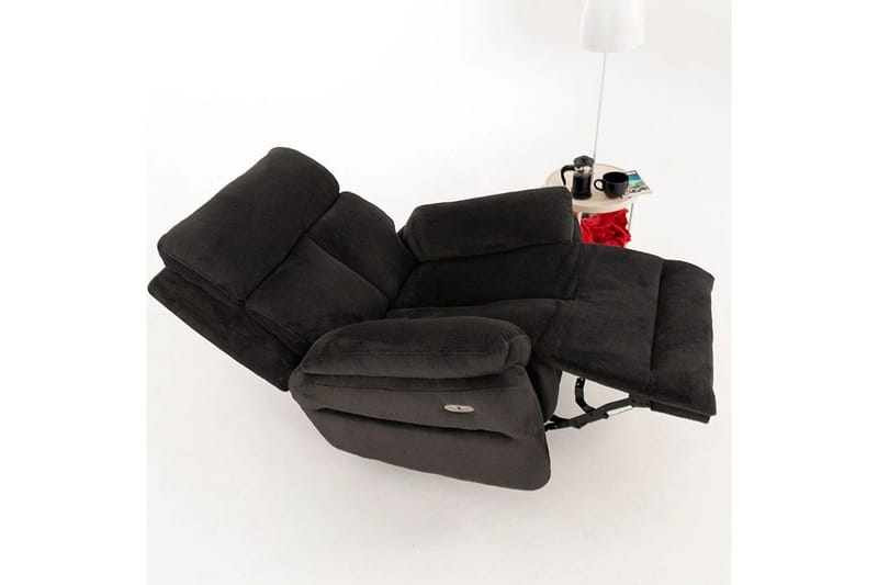 Navren Reclinerfåtölj Elektrisk - Svart - Möbler - Stolar & fåtöljer - Fåtölj - Liggfåtölj