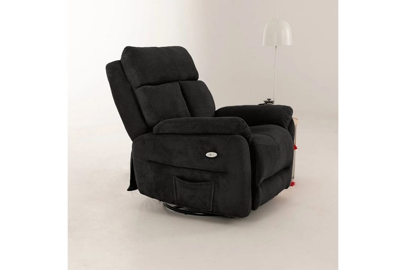 Navren Reclinerfåtölj Elektrisk - Svart - Möbler - Stolar & fåtöljer - Fåtölj - Biofåtölj & reclinerfåtölj