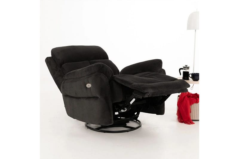 Navren Reclinerfåtölj Elektrisk - Svart - Möbler - Stolar & fåtöljer - Fåtölj - Biofåtölj & reclinerfåtölj