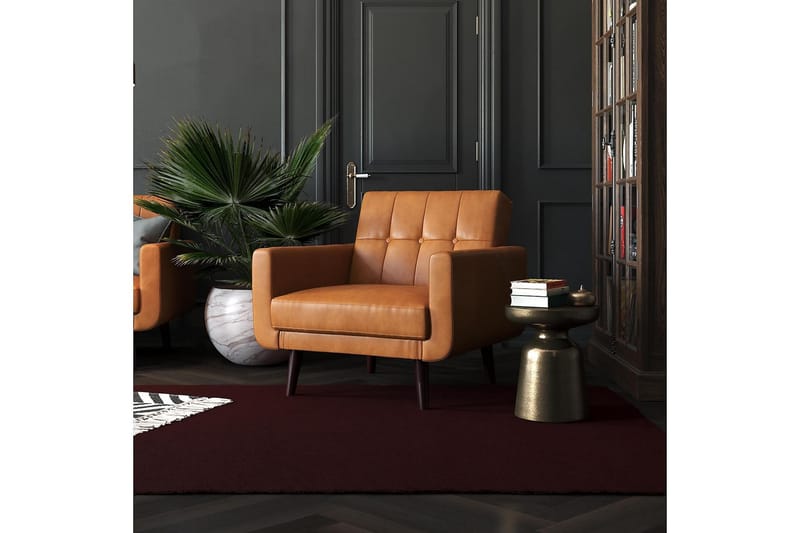 Nola Fåtölj Konstläder/Ljusbrun - Dorel Home - Möbler - Stolar & fåtöljer - Fåtölj