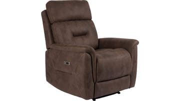 Novira reclinerfåtölj Elektrisk - Brun - Möbler - Stolar & fåtöljer - Fåtölj - Biofåtölj & reclinerfåtölj