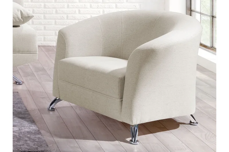 Olier Fåtölj 77x86 cm - Vit - Möbler - Stolar & fåtöljer - Fåtölj